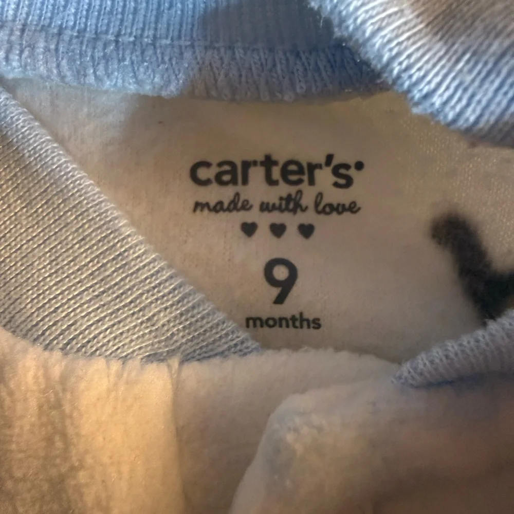 Caters fleece winter footie pajamas baby boy